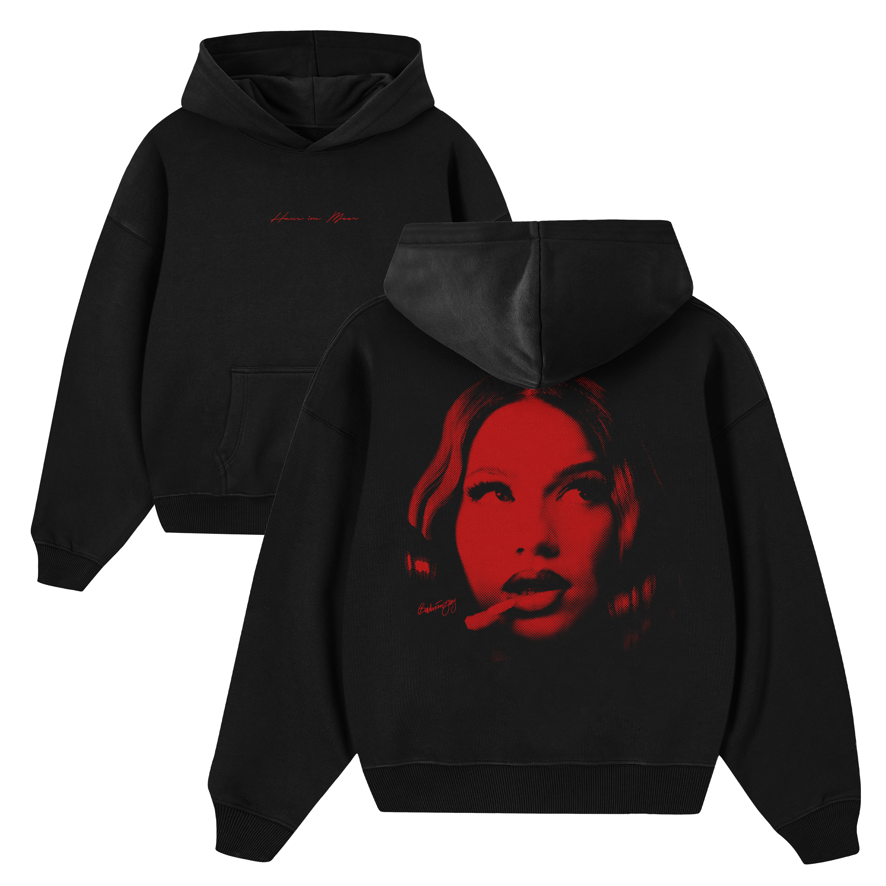 Badmomzjay Haus im Meer Hoodie 441559